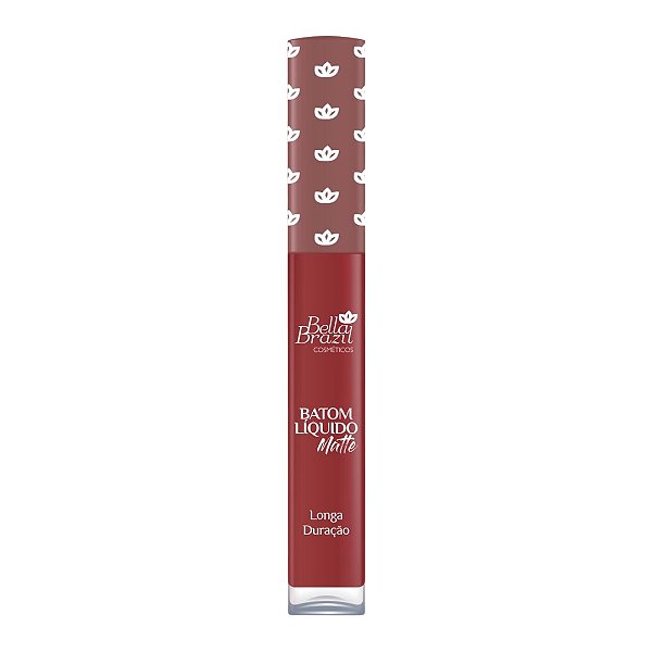 Batom Matte Cor 6 Vermelho Ref. 726 - Bella Brazil 4ml