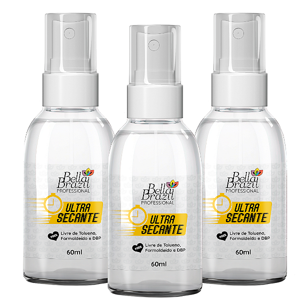 Kit 03 Spray Ultra Secante 60ml
