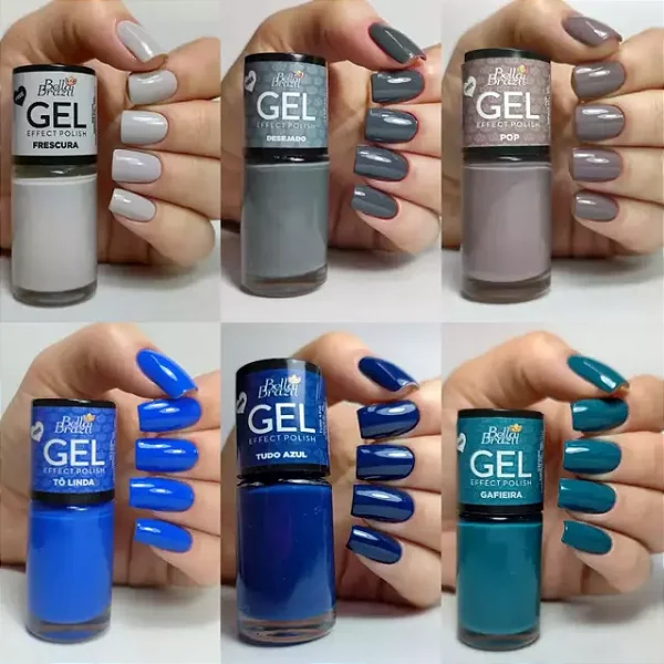 Kit 06 Esmaltes Em Todos os Momentos