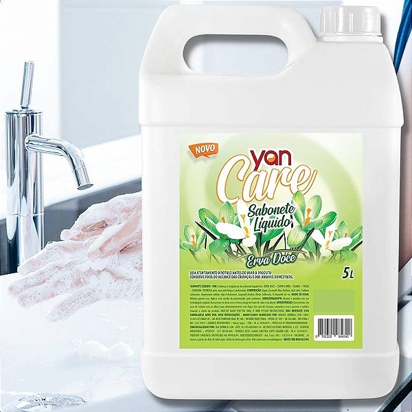 SABONETE LÍQUIDO ERVA DOCE 5L - YAN