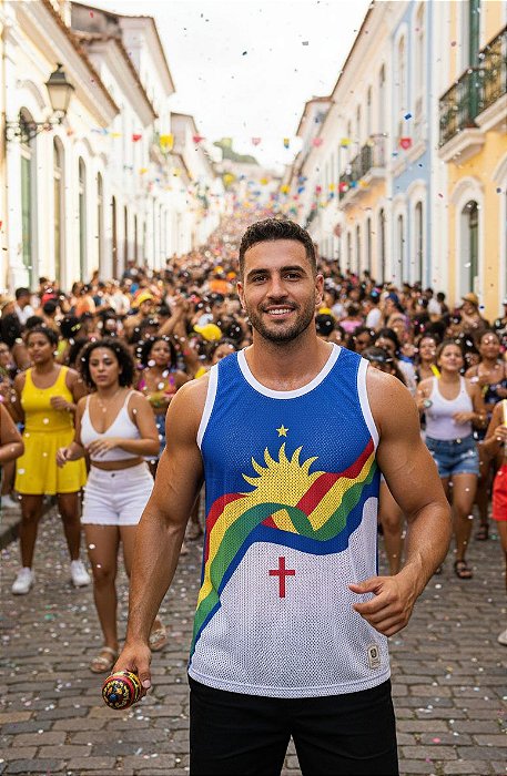 Regata de Pernambuco (Tecido NBA) - tecido furadinho