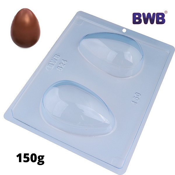 Forma com Silicone para Chocolate - Ovo de Páscoa de 150 g