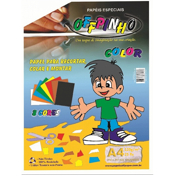 Papel Criativo Color Set 120g A4