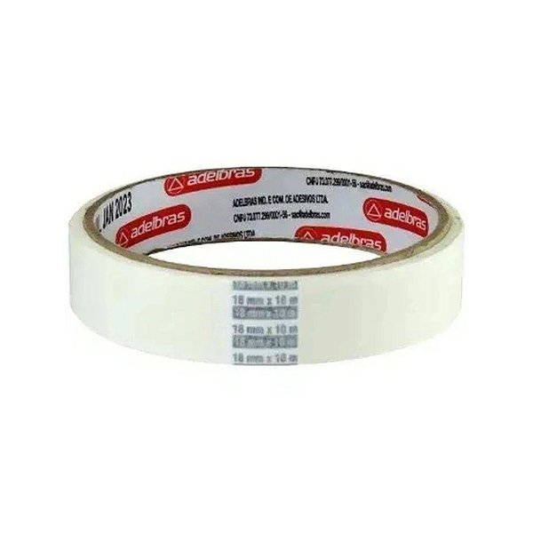 Fita Crepe Uso Geral 18mm x 10m - Adelbras