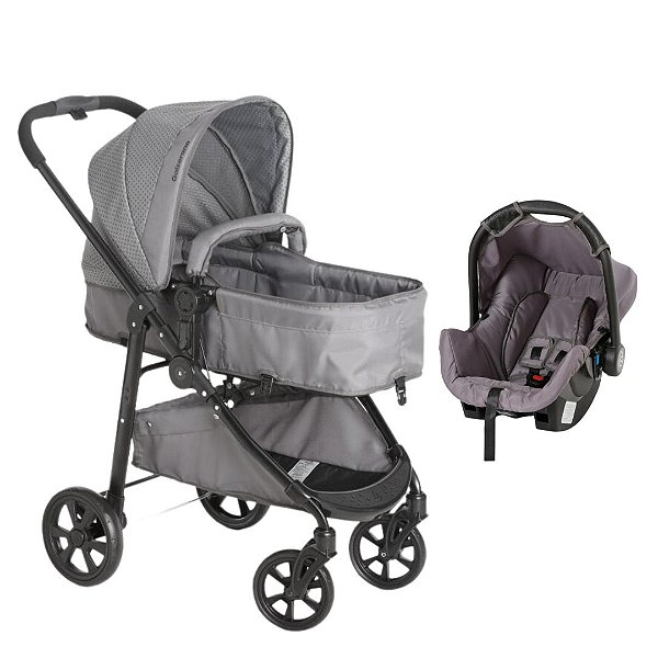 Conjunto Travel System Olympus Grafite Galzerano