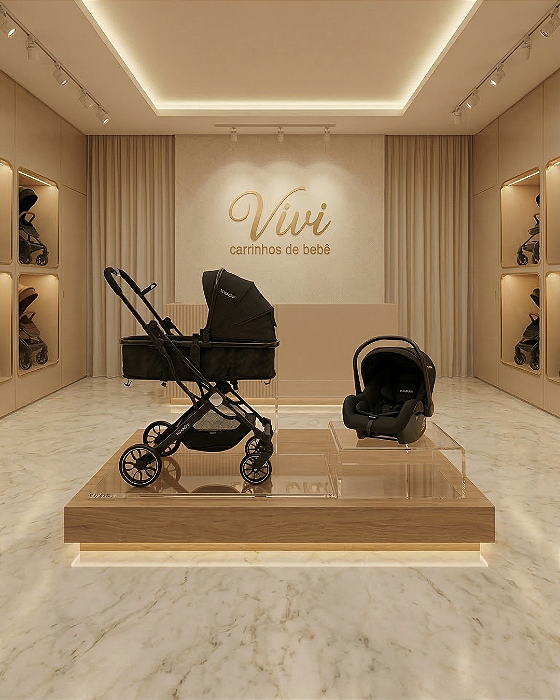 Conjunto Travel System Zig Zag Preto - Kiddo