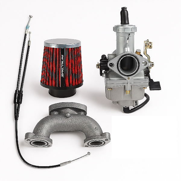 Kit Um Carburador Com Coletor, Cabo Acelerador e filtro de Ar Fym 250 Shark 250 Shineray xy 250 Custom
