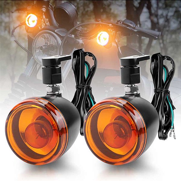 Pisca Seta Luz Dianteira Harley Davidson 883 1200 Diversos Modelos