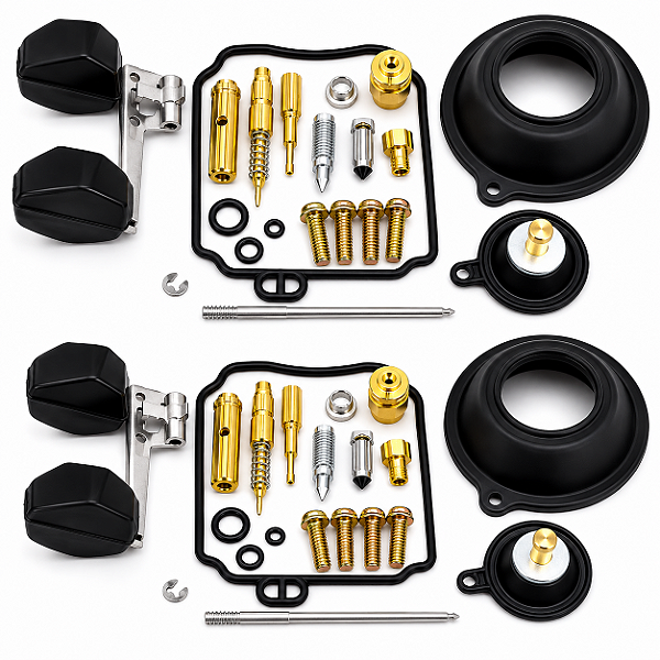 2 Kit Reparo Completo Carburador Virago 250 Kansas 250 V blade 250