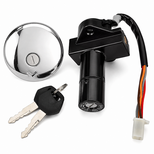 Kit Chave Ignição com tampa do tanque Suzuki Intruder 250