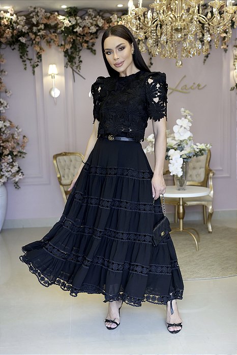 Conjunto Midi em guipir