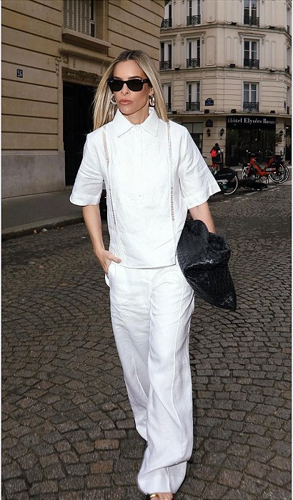 Conjunto em Linho Branco