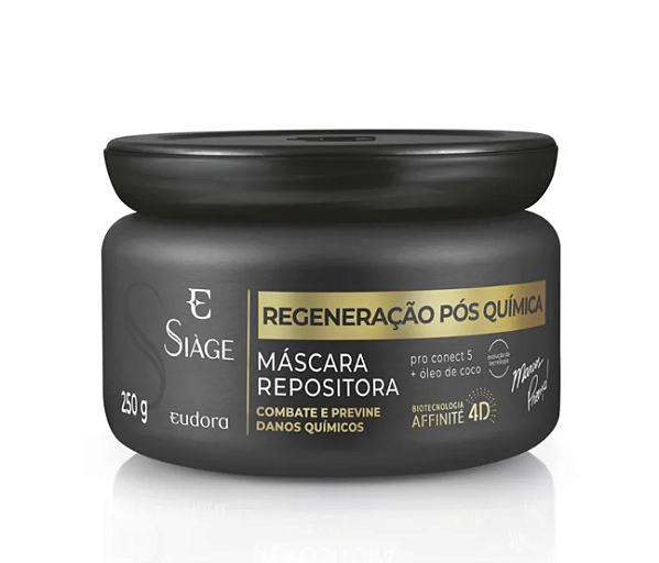 Máscara Siage Regeneração Pós Química 250 grs, Eudora