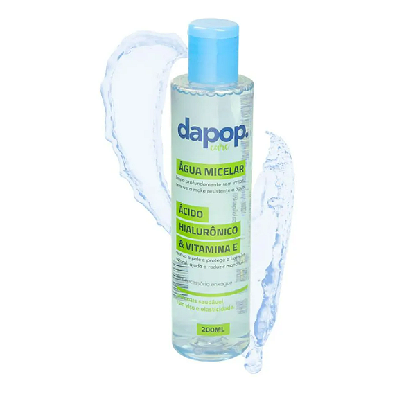 Agua Micelar Acido Hialuronico 200ml - Dapop