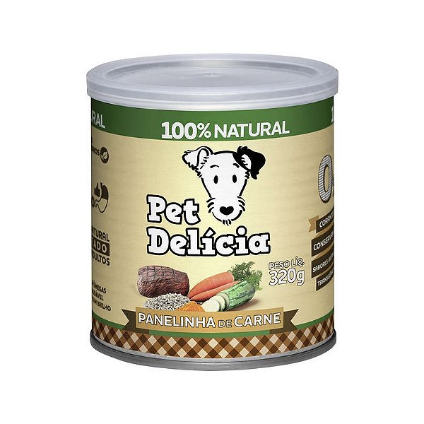 Ração Úmida Pet Delícia Natural Panelinha de Carne