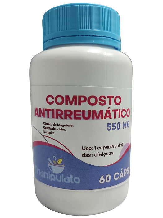 Composto Antirreumático, 550mg, 60caps