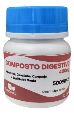Composto Digestivo, 400mg, 30caps
