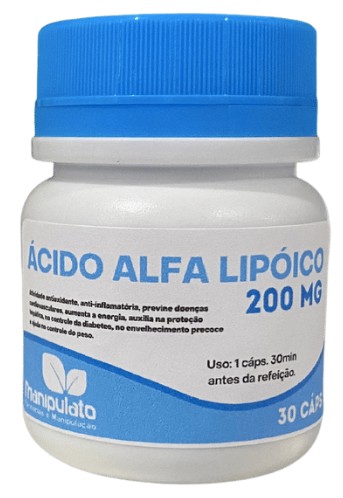 Ácido Alfa Lipóico 200mg 30caps