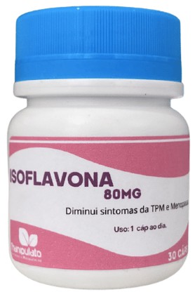 Isoflavona, 80mg, 30caps