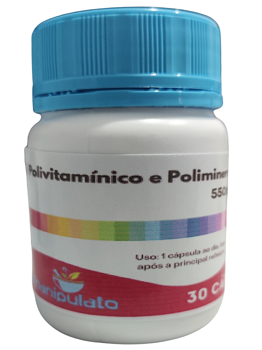 Polivitamínico e Poliminerais, 550mg, 30/60caps
