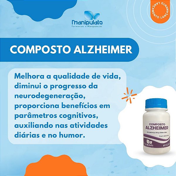 Composto Alzheimer, 350mg, 60caps