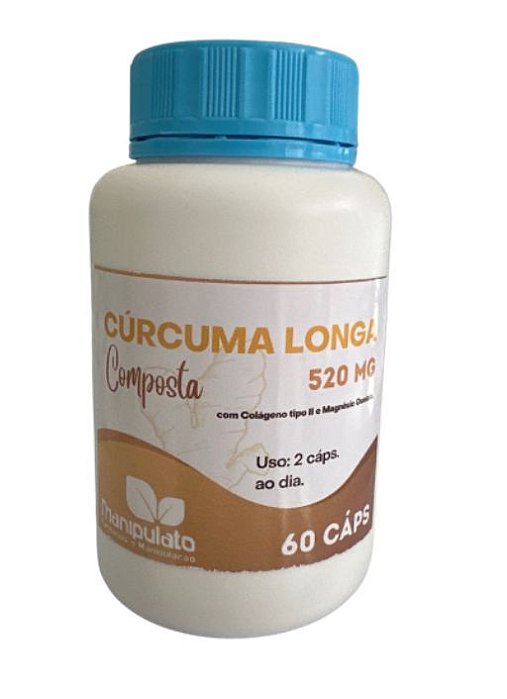 Cúrcuma Longa Composta, 520mg , 60 cáps