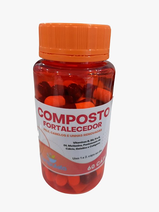 COMPOSTO FORTALECEDOR- PELE, CABELOS E UNHAS RENOVADAS 60CAPS
