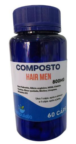COMPOSTO HAIR MEN 800MG 60CAPS