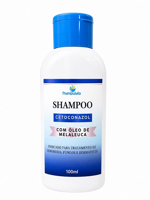 Shampoo Cetoconazol com Óleo de Melaleuca 100 ml
