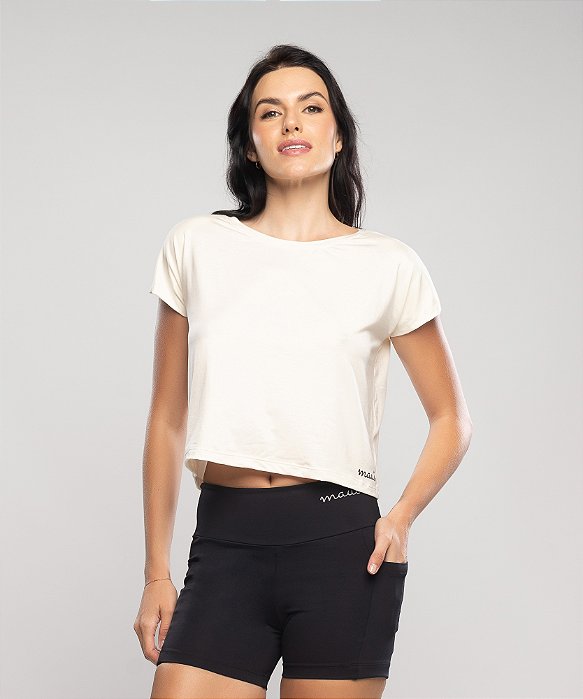 Cropped Manga Dupla -OFF White