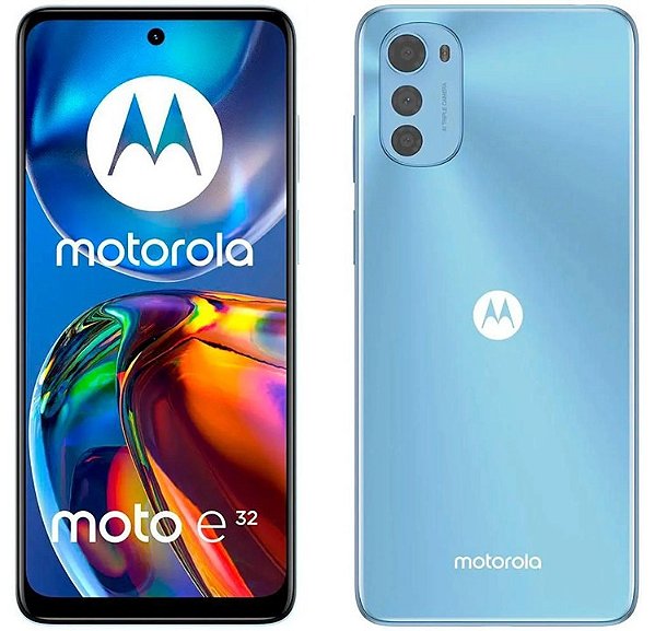 Smartphone Motorola E32 64GB 4G Wi-Fi Tela 6.5'' Dual Chip 4GB RAM Câmera Tripla + Selfie 8MP