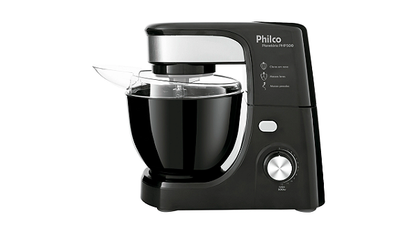 Batedeira Planetária Philco PHP500 Turbo 12 Velocidades 500w Preta - 127v - Philco