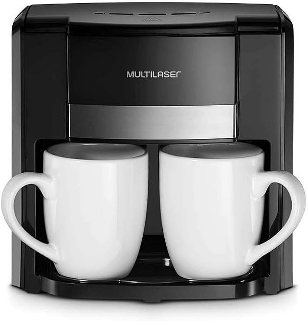 Cafeteira Elétrica para 2 xícaras Be009 Multilaser Preta - 127V