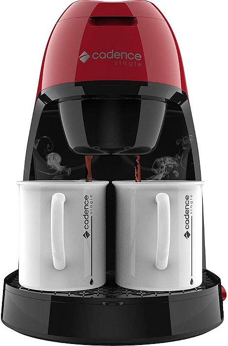 Cafeteira Cadence Single Colors, 110V, Vermelha, 240ml, CAF211