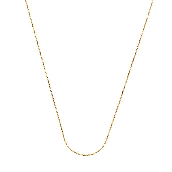 Corrente Veneziana Grossa 45cm Ouro 10k