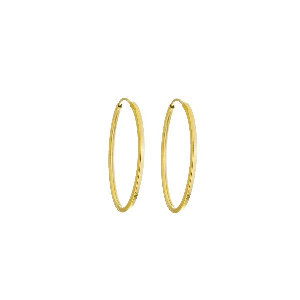 BRINCO EM OURO ARGOLA 17MM