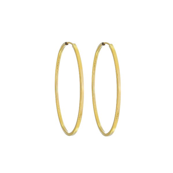 BRINCO EM OURO ARGOLA 36MM