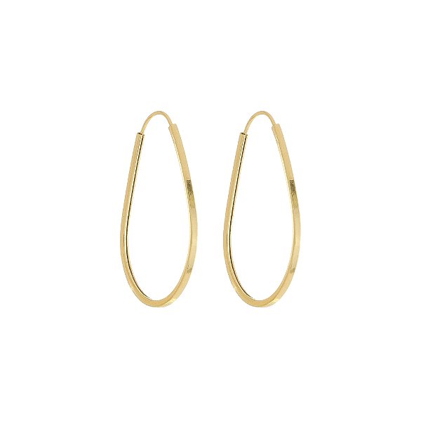 BRINCO EM OURO GOTA 22 MM