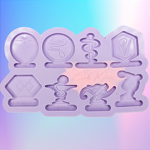 BAZAR - Molde de Silicone Profissões Modelo I