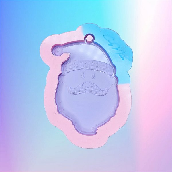 Molde de Silicone Enfeite de Natal Papai Noel I - 7cm