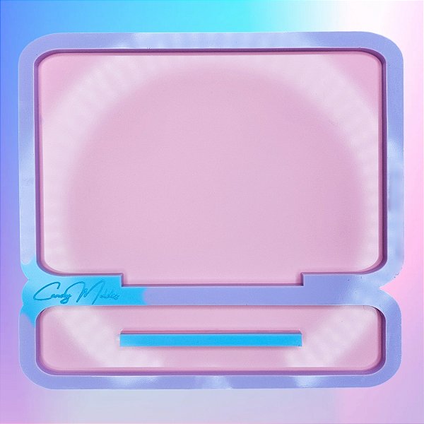 BAZAR - Molde de Silicone Placa Retangular II Foto Pix - 15cm