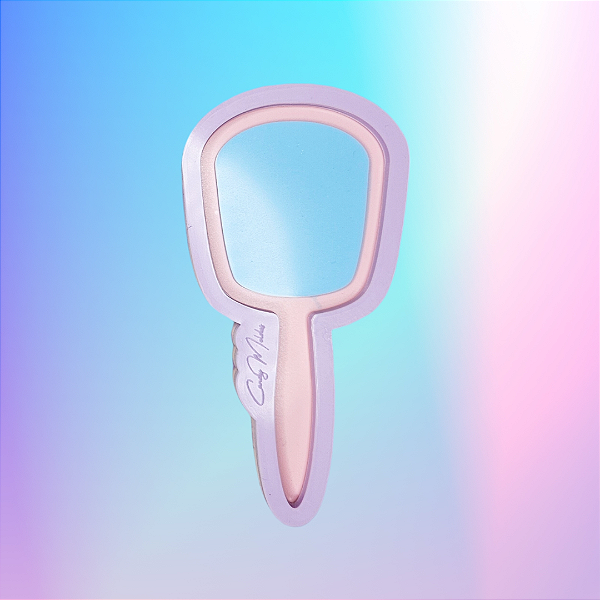 BAZAR - Molde de Silicone Espelho Aurora Pequeno 13 cm