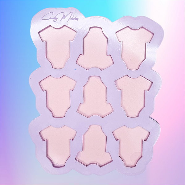 BAZAR - Molde de Silicone Body mini 3cm - 9 Cavidades