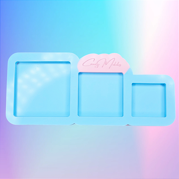 Molde de Silicone Quadrado - 3 Tamanhos