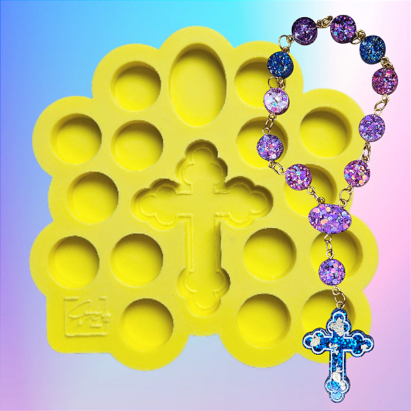 Molde de Silicone Terço 17 Cavidades