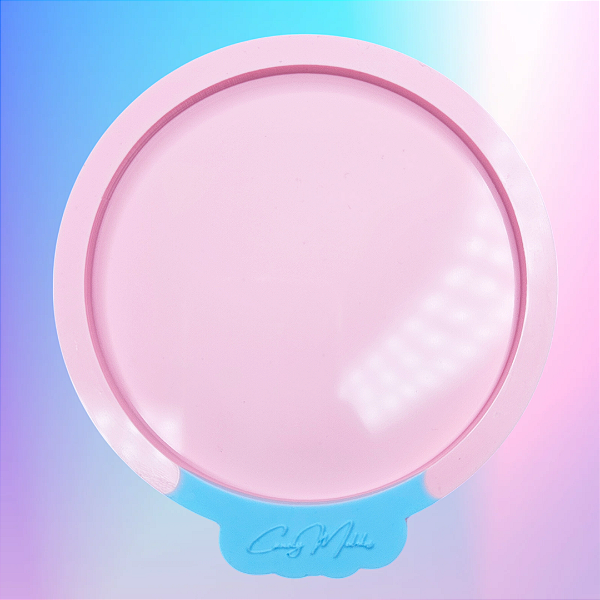 BAZAR - Molde de Silicone Porta Copo Círculo - 10cm
