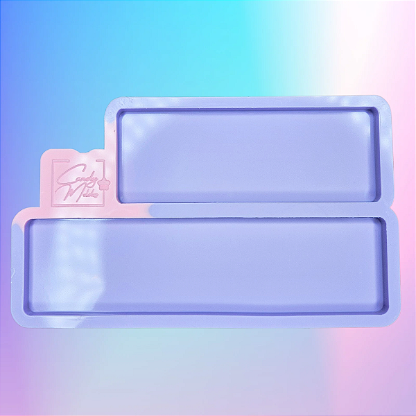 Molde de Silicone Base para Palavras - 2 Cavidades