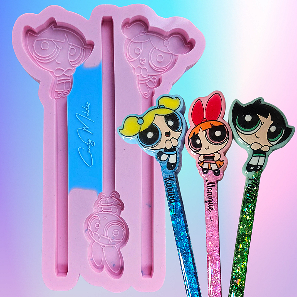 BAZAR - Molde de Silicone Meninas Super - Super Slim