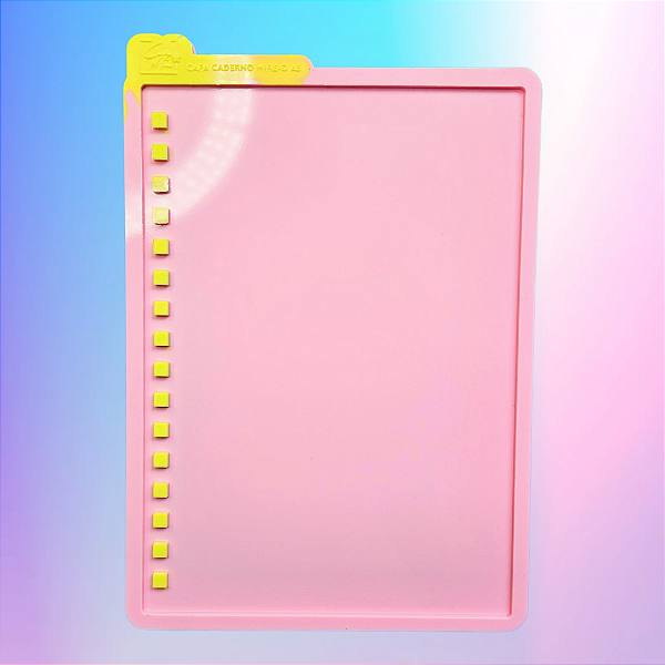 Molde de Silicone Capa Caderno A5 Wire-o 16 furos