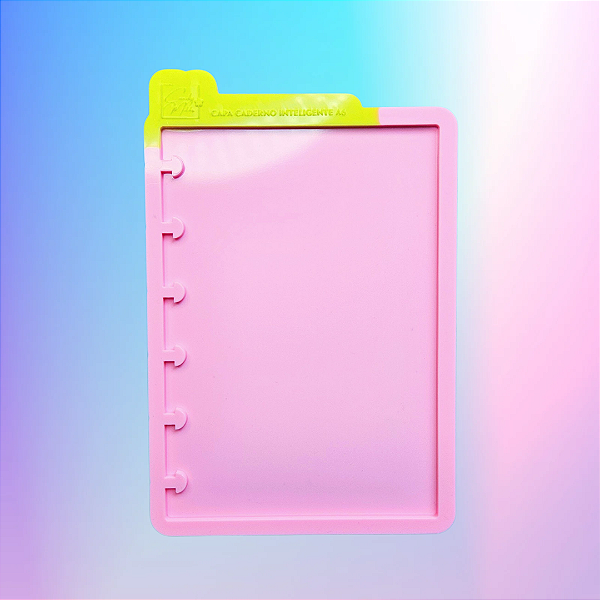 Molde de Silicone Capa / Agenda Inteligente - A6 - 6 Furos